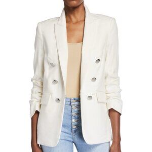 NEW Veronica Beard White Linen Beacon Dickey Jacket Women’s Size 2 Blazer